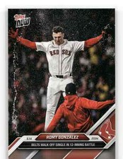 ROMY GONZALEZ Walk Off 2024 Topps Now #194, PR: 381 Boston Red Sox Baseball 🔥