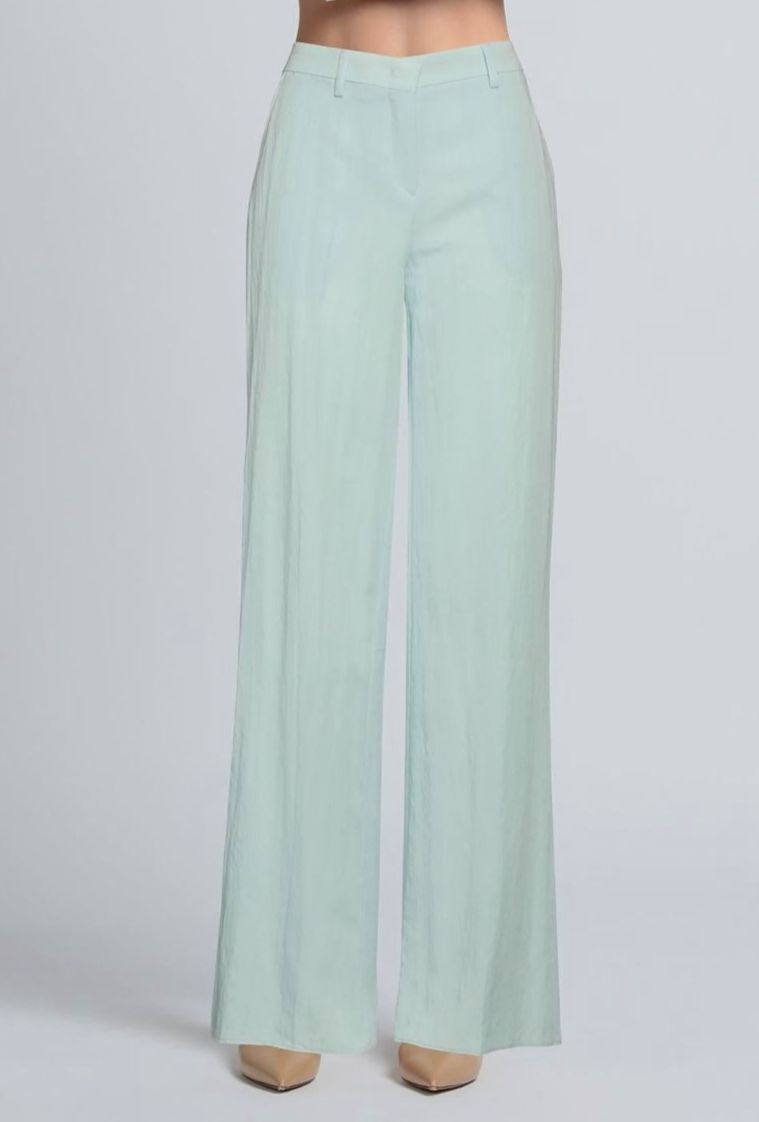 $790 Etro Women's Blue Solid Casual Dress Pants Size 42
