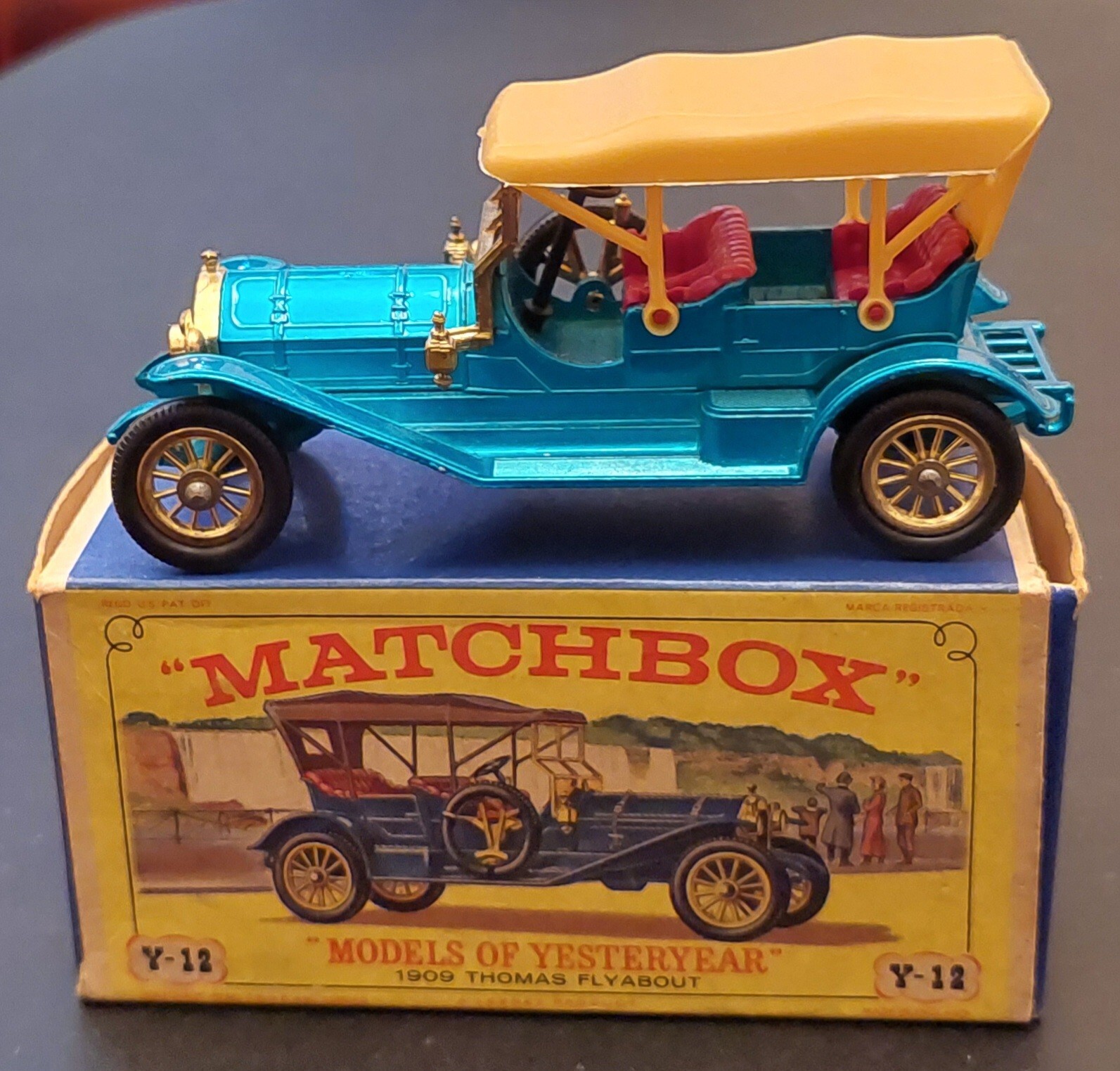 1552)マッチボックス Y-12 1909 トーマス フライアバウト 1552)マッチ