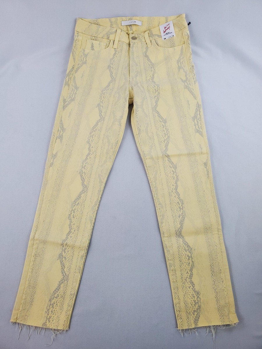 JOE'S women jeans 45GAEVSX5777 VSY yellow snake sz 28 $188 | eBay