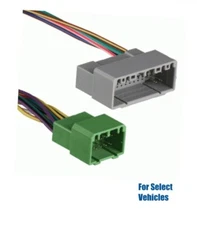 Car Stereo Radio Amplifier Bypass Wire Harness for some Hyundai and Kia w/Amp