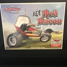 ATLANTIS M6650 TOM DANIEL Li l RED BARON SNAP TOGETHER MODEL KIT-NIB-1:32 SCALE