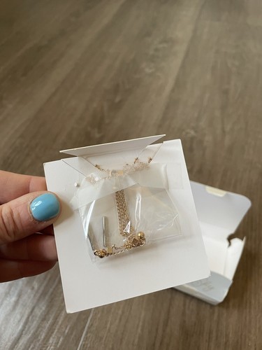 Lily Sky Sydney Bracelet Duo gold jewelry layering set NEW in packaging - Picture 2 of 8