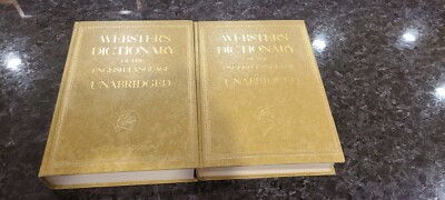 Webster's Dictionary English Language Unabridged Deluxe Ed 1979