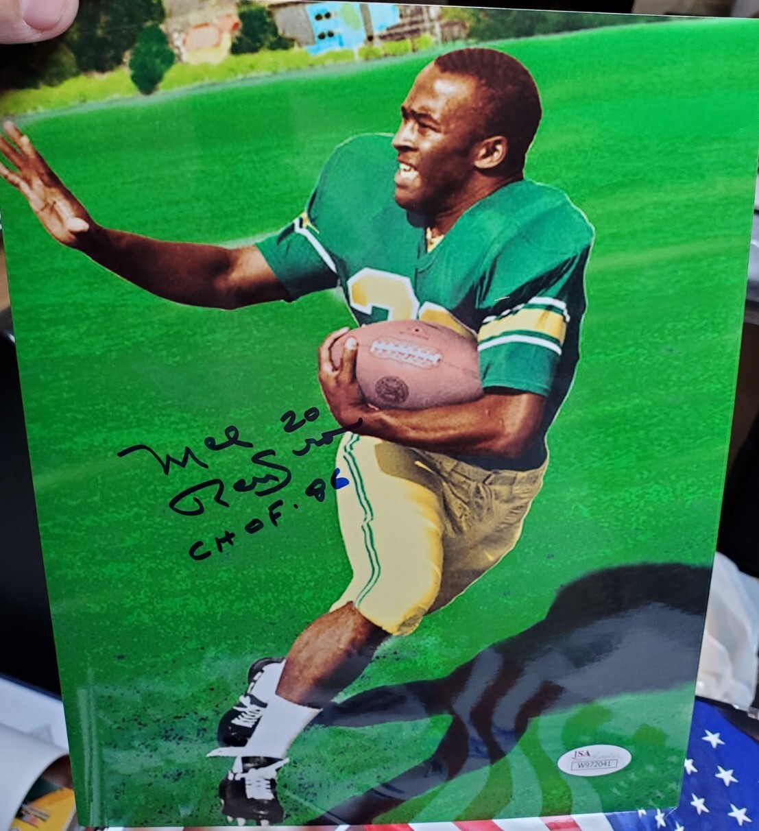 Mel Renfro Autographed Signed Oregon Ducks NICE 8x10 Photo Football JSA CHOF 86 
