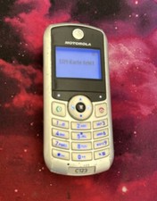 Motorola Model C123 Silber Geprüft, Volle Funktion, Händler, Garantie,