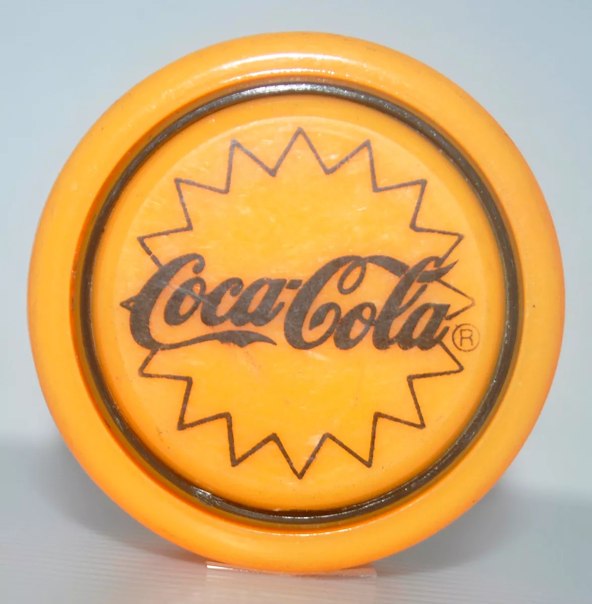 Coca COKE Cola Yo Yo Yellow Orange Black