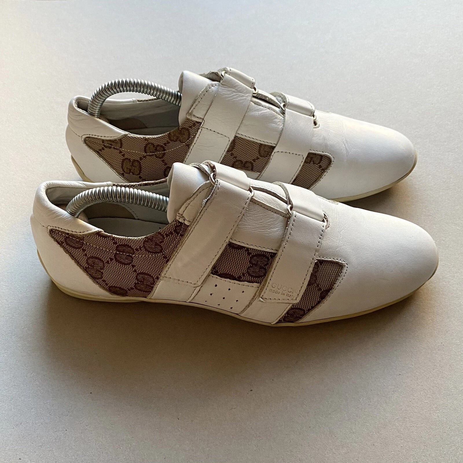 Baskets Gucci femme vintage blanches taille Eu 38 Us 6,5