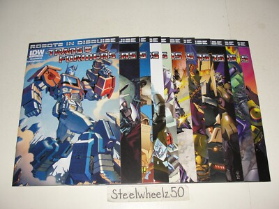 Transformers Robots In Disguise 11 Comic Lot 2012 #6 7 8 9 10 12 13 14 15 16 18