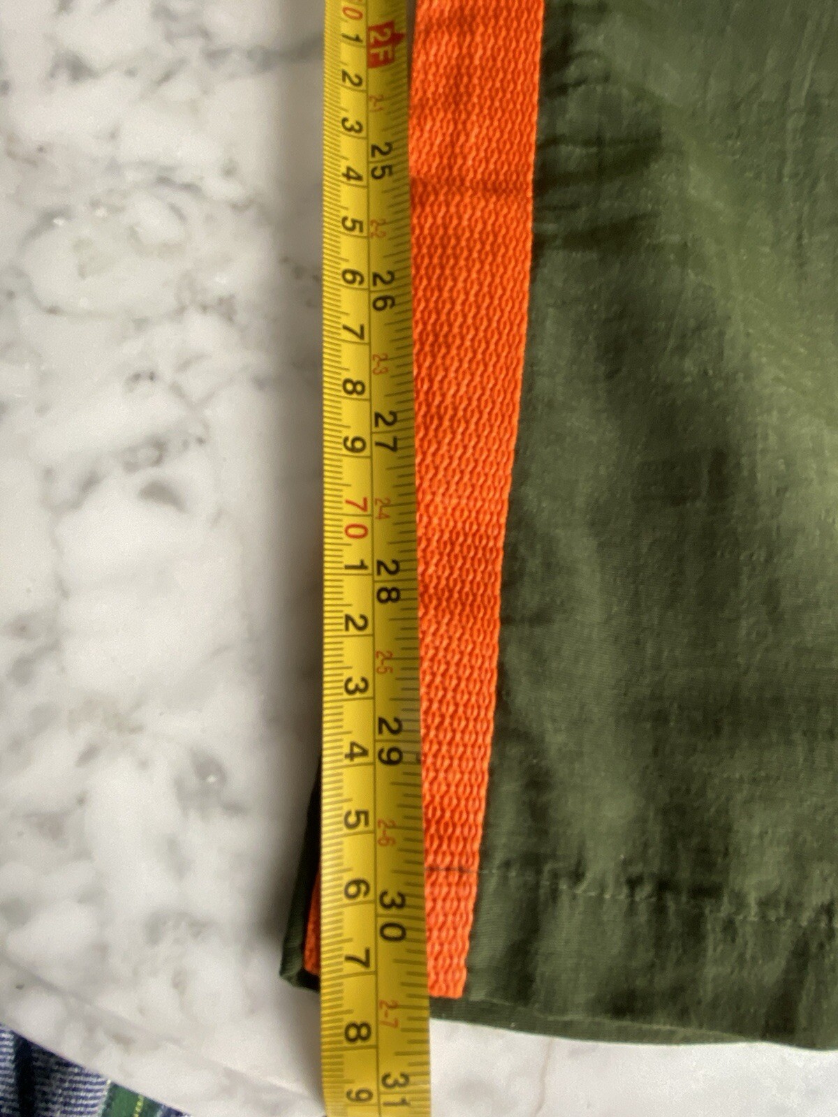 Prototype Proto type Green orange nylon pants 32 … - image 7