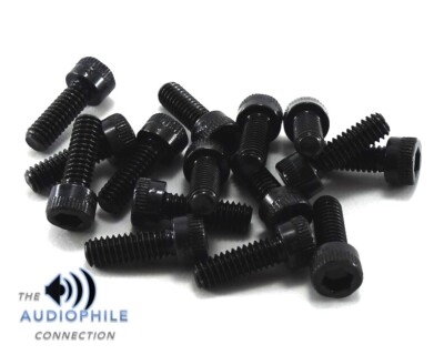 OLD SCHOOL ROCKFORD FOSGATE AMPLIFIER BLACK END CAP SET SCREWS