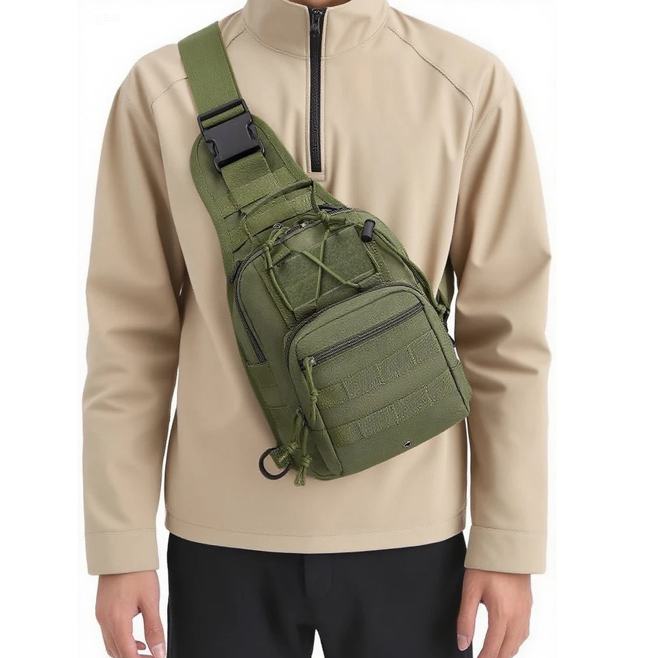 Тактический скрытый переноски плеча слинга сумка пистолет пистолет кобура мешок груди упаковка - Изображение 2 из 4