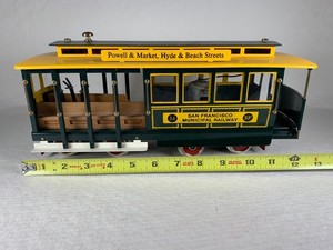 McCOY STD GAUGE SAN FRANCISCO MUNICIPAL RAILWAY CABLE CAR #34 (RUNS ON DC PWR)