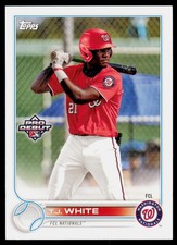 2022 Topps Pro Debut T.J. White PD-191 FCL Nationals