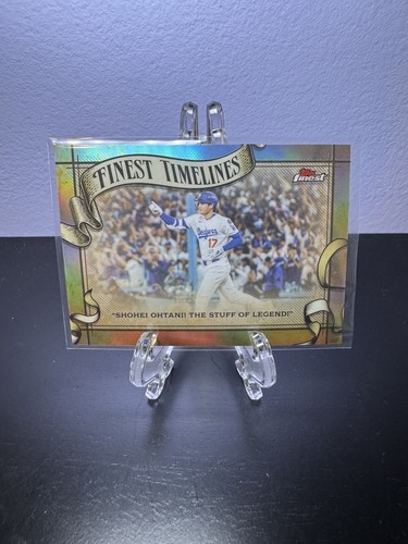 Shohei Ohtani 2026 Topps Finest Timelines REFRACTOR #FT-23 Dodgers