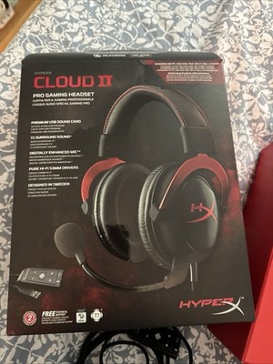 HyperX Cloud II Kabelgebundenes Ohrumschließende Gaming-Kopfhörer 7.1