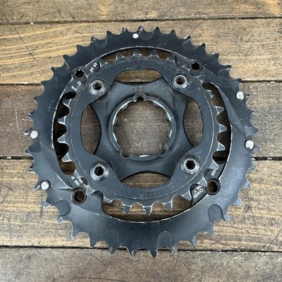 TRUVATIV 39/26T Chainring Set 120 BCD 4-Arm Black GXP 2x10 MTB 10