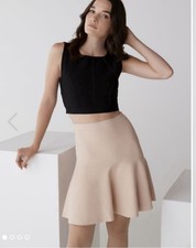 Bcbg Maxazria Ingrid A-line Skirt Bare Pink Size S