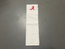 Alabama Crimson Tide Team Issued White Player Exclusive Game Towel Football