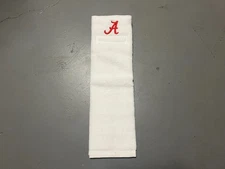Alabama Crimson Tide Team Issued White Player Exclusive Game Towel Football