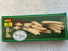 Vintage BRIO No.33336 11 Piece Track Expander Set. Made in Sweden.