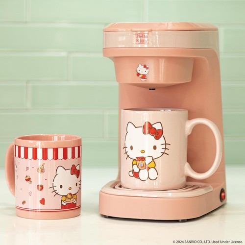 Hello Kitty Single Cup Coffee Maker Gift Set - Thumbnail 2