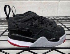 Toddler's Jordan 4 RM Black/Varsity Red-Wolf Grey FQ7937 061 - 5