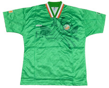 IRELAND 1994 WORLD CUP VINTAGE RETRO FOOTBALL SHIRT JERSEY HOME SIZE L