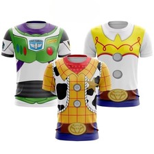 Toy Story 3D Printed Polyester T-Shirts Woody Jessie Buzz Zorg Tees Unisex