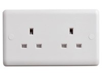 Deta Vimark Unschaltbare Steckdose 2-Gang 13A DETVC1208