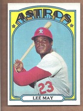 1972 Topps #480 LEE MAY **CENTERED** NEAR MINT CONDITION