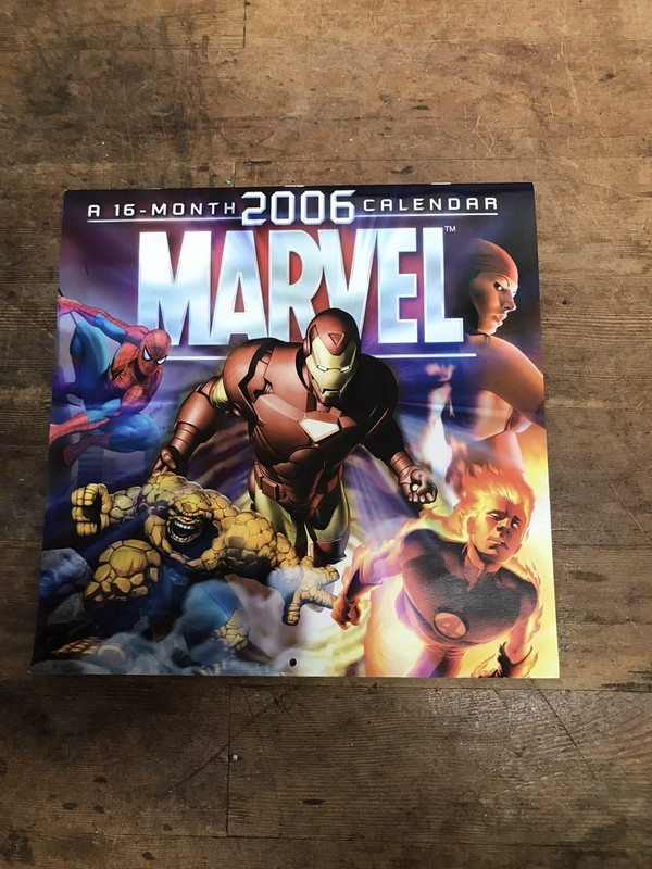 Marvel 2006 Superhero 16 Month Calender Nice Shape