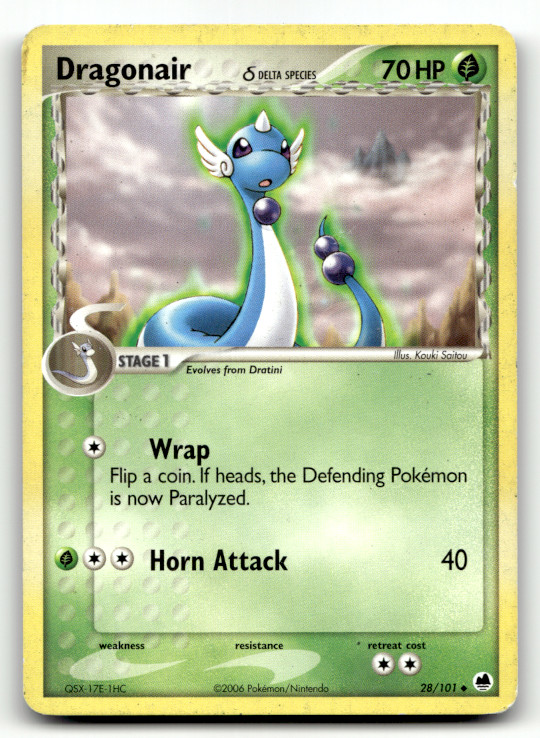 Dragonair (Delta Species) 28/101 Normal Uncommon Dragon Frontiers LP