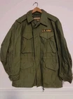 Vintage US Military OG-107 Sateen M51 Field Jacket Olive Army Small Vietnam 1958