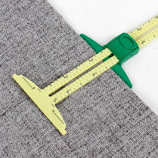 1pc Green 5-in-1 Sewing Seam Ruler Sliding Ga...