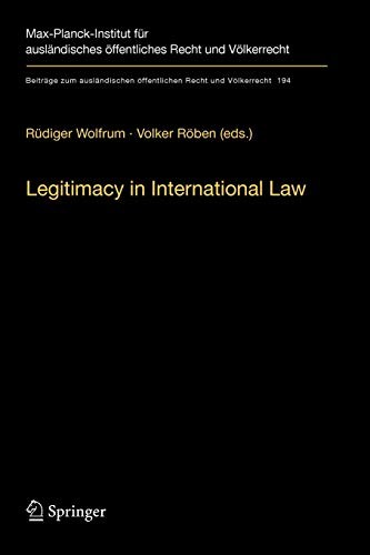 Springer Legitimacy In International Law - Image 2