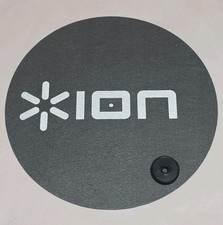 Ion Slipmat Gray turntable Felt Mat Pad Record player Slip Mat  45 Adapter