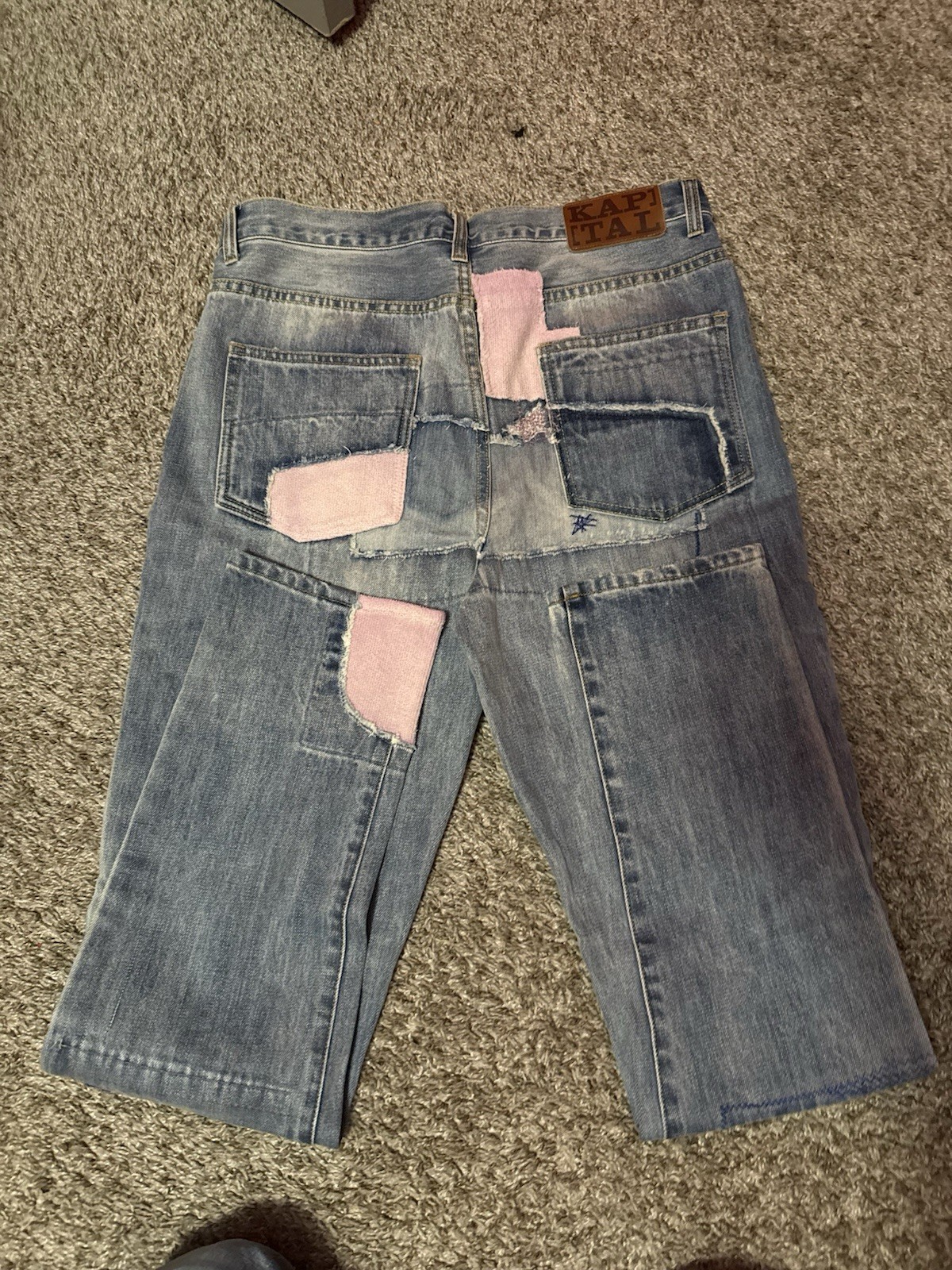 Kapital Kountry Patchwork Embroidered Distressed … - image 8