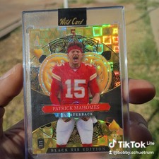 1/1 Patrick Mahomes Wild Card Black Tie Edition