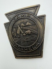 BSA Camp Acahela Metal Neckerchief Slide SS-709