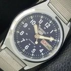 VINTAGE REFURBISHED SEIKO 5 AUTOMATIC 6309A JAPAN MENS BLUE DIAL WATCH a441713-1