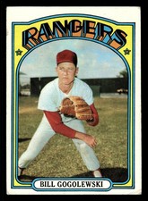 1972 Topps Bill Gogolewski #424 - Texas Rangers - VG