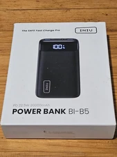 Power Bank 20000mAh 45W Charging Portable External Battery Backup For Cell Phone