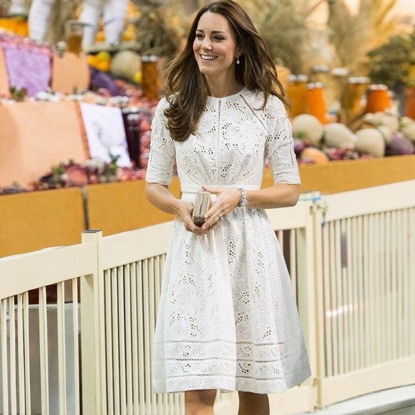 Zimmermann Roamer Dress Size 1 AU 10 / US 6 White Cotton Lace Mini 1/2 Sleeve