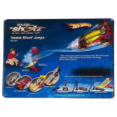 Hot Wheels Double Shotz Insane Stunt Jump With Ramp (Colors Vary