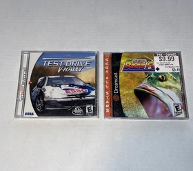 Sega Dreamcast with box and games