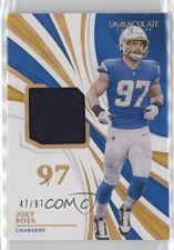 2021 Panini Immaculate Immaculate Numbers Memorabilia /97 Joey Bosa #INM-JBO