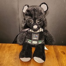 Build A Bear Star Wars Darth Vader With Cape 18" Plush 2019 Black