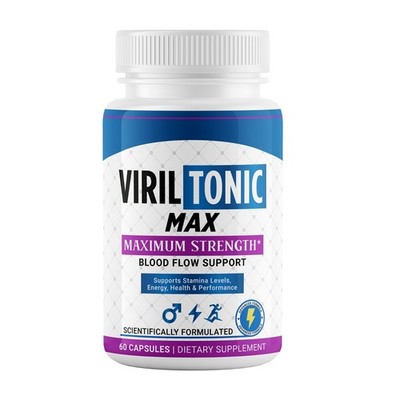 VirilTonic Max for Men Male Health Pills for Vitality & Energy 60ct
