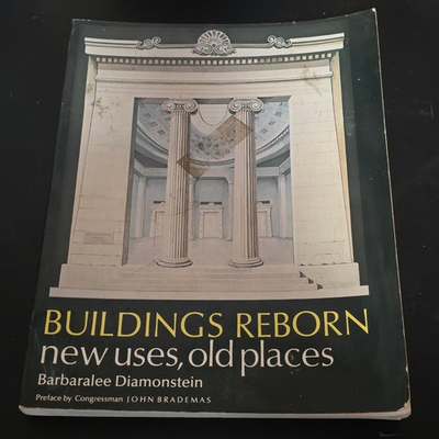 #ad #ad Buildings Reborn New Uses Old Places Diamonstein 1978 Illustrated Architecture $11.00